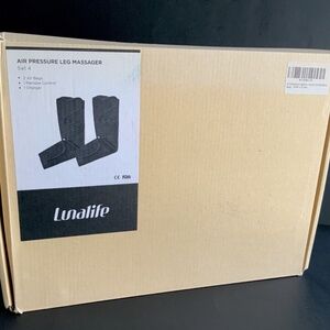 LunaLife Leg Air Massager for Circulation, Leg Massager for Foot and Calf Boots